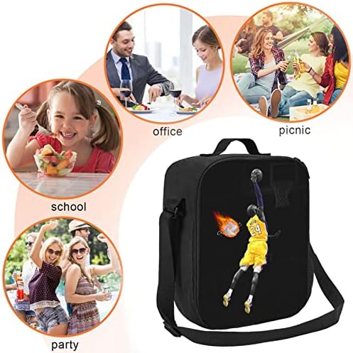 Huftezbi 3pcs Kids Bolsa de grande capacidade Backpack durável com lancheira portátil, presentes de fãs, bolsa