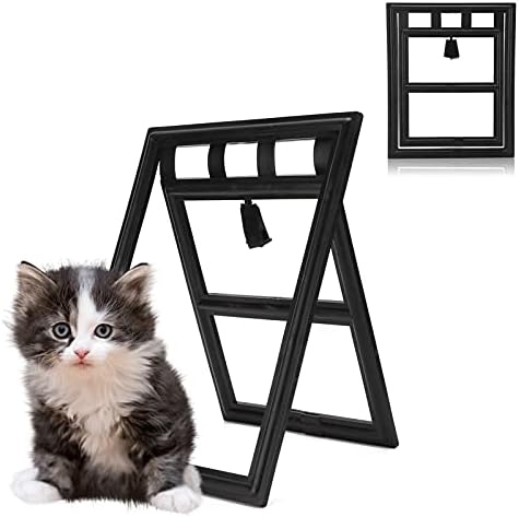 Porta de tela para animais de estimação, porta de tela do cão da porta de gato para tela existente/janela