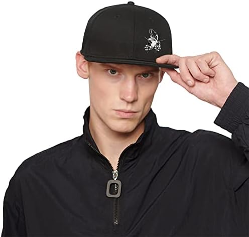 Negi Black Snapback Caps para homens mulheres