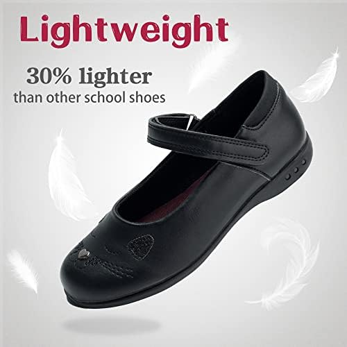 Sapatos uniformes da escola preta de arazooyi para meninas, de volta para a escola Mary Jane Shoes