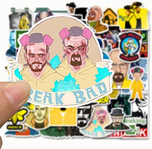 Breaking Bad Show de TV Merchandise Stickers Pack de 50 adesivos citação de citação de vinil