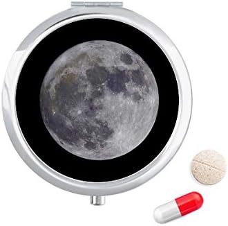 Big Moon Dark Night Sky Pill Caso Pocket Medicine Storage Dispensador de recipiente