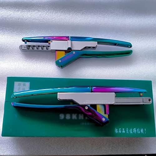 Aniuxiaoge 6D Hair Extensions Machine Kit, Ferramenta de Extensões de Cabelos de Cabelo Humano de 2ª Geração, Kit de Cabelo de Conector Quick Connector, Equipamento Profissional para Salão