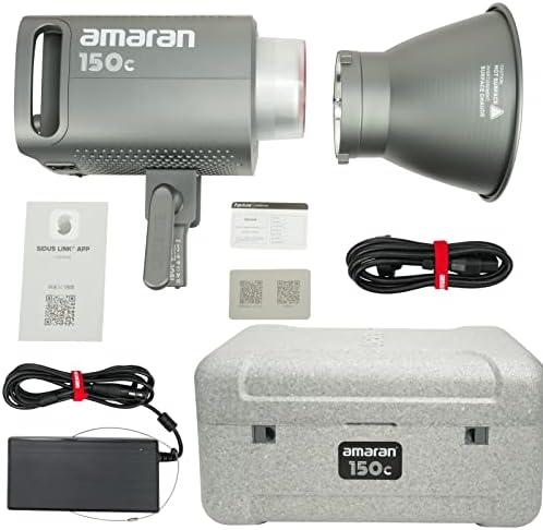 Aputure Amaran 150C RGB Video Light 150W Bi-Color 2500-7500K, CRI 95+, TLCI 95+, 15.610 lux @ 1m,
