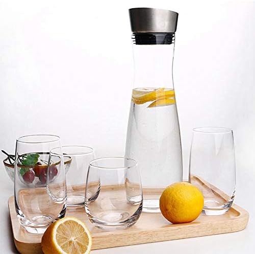 1.2L de garrafa de água acrílica transparente suco jarro recipiente jarra de bebida jarra com tampa
