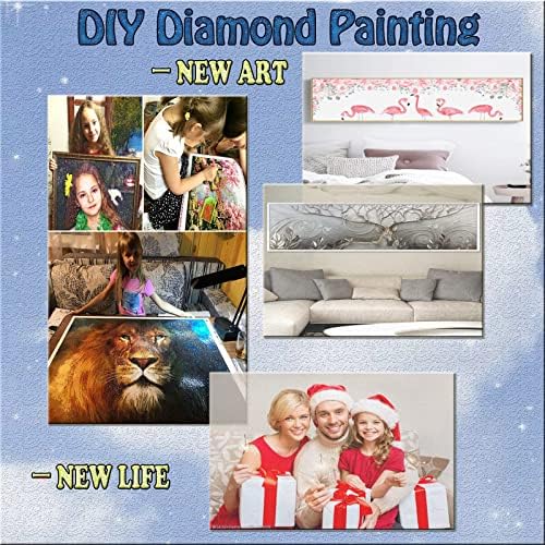 Kits de pintura de diamante para adultos, animal elefante diamante arte infantil tinta 5d iniciante por