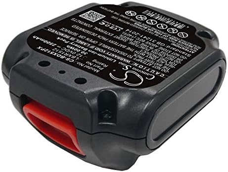Ferramentas elétricas Bateria nº LBXR1512 Black & Decker BDCD112, BDCD12, BDCDD12, BDCDD12K,