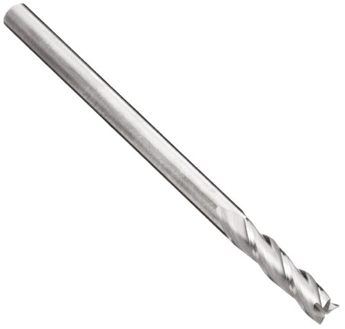 Melin Tool EMG-L Carboneto Quadrado Final de Nariz, acabamento não revestido, hélice de 30 graus, 3 flautas, comprimento total de 3 , 0,3125 de diâmetro de corte, 0,3125 de diâmetro de haste de haste