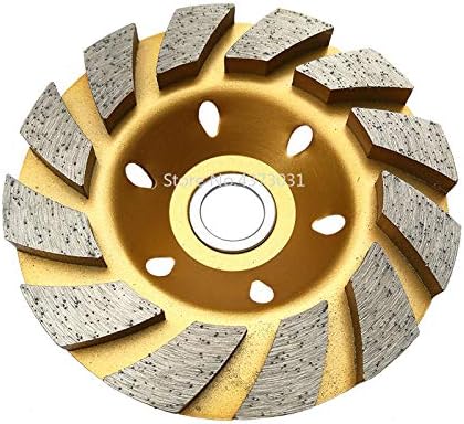 Xucus 4 polegadas 22mm Diamond Wheel Disc Bowing Copo Copo de Concreto Padrões de Polimento de Marmore de Granito Ferramentas de Alvenaria Espessura de 5,5 mm -