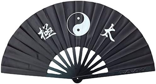 Xialon 35 cm de aço inoxidável Tai chi fã de kung fu ventil dragão duplo fã de fã de artes marciais