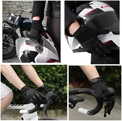 Luvas de bicicleta de montanha Fioretto para homens Mulheres Motocicleta Luvas de ciclismo com 5 mm SBR Pad