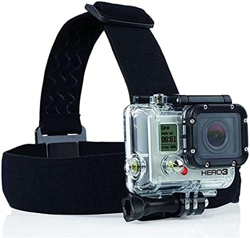 Navitech 8 em 1 Ação Câmera de acesso Kit Combo com estojo cinza - Compatível com a câmera de ação KitVision Venture 1080p