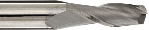 Melin Tool AMG-M Carbide Square Nariz End Mill, métrica, acabamento não revestido, hélice de 30 graus, 2 flautas, 2 comprimento total, diâmetro de corte de 4 mm, diâmetro de haste 0,1875