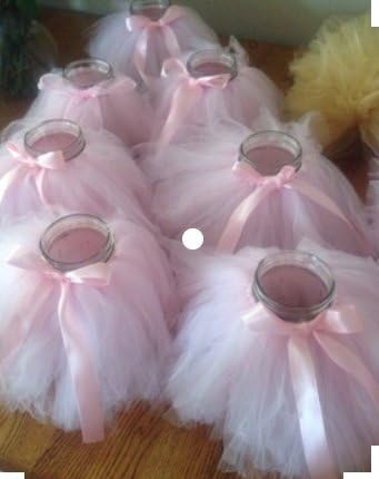 Originals Group Tutu Table Salia, Decoração de saia de mesa de tule tule rosa, decoração de festa de casamento