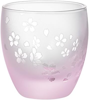大塚 硝子 Cherry Blossom Mai Glass Round Sake Cup 11S138