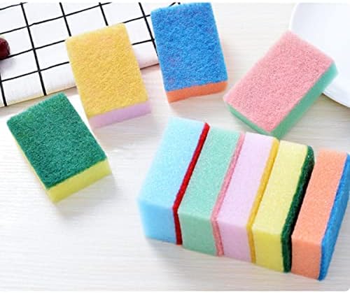 Bestonzon loofah esponja 50pcs para cor de esponja de cor de lavagem útil restaurante de restaurante