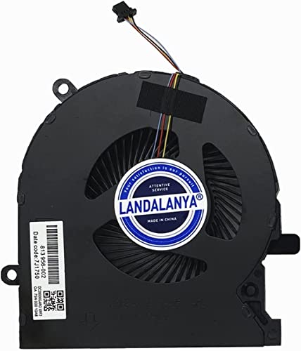 Landalanya Substituição Novo ventilador de resfriamento da CPU para Omen HP 15-EK TPN-Q236 15-EK0023DX 15-EK0020CA 15-EK0013DX 15-EK0008CA Laptop M04216-001 ND8CC02-19J22 FAN FAM