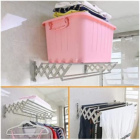 Xmcx dobramento de punho de roupas de parede dobrável racks de secagem para lavander
