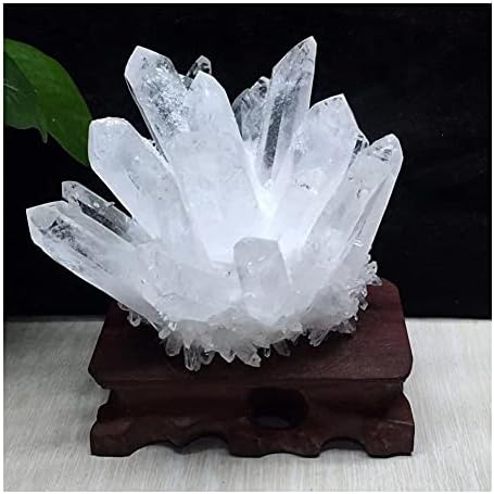 Cristal natural ccbuy para meditação 1pc Natural Branco Cruster de Cruster