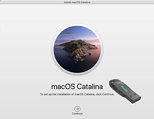 32 GB de unidade USB inicializável 3.2 Gen para MacOS Catalina 10.15.7, instalação completa/upgrade/downgrade Mac OS X