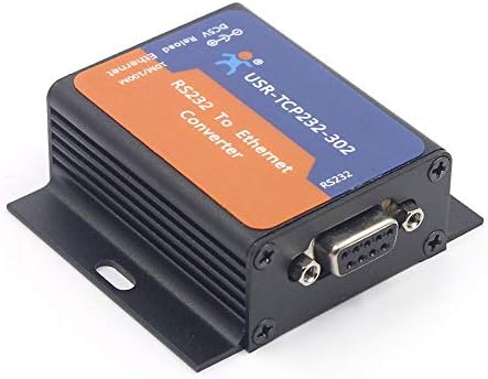RS232 serial para Ethernet TCP IP Server Module Conversor Ethernet Support DHCP/DNS, 200 Webage embutido