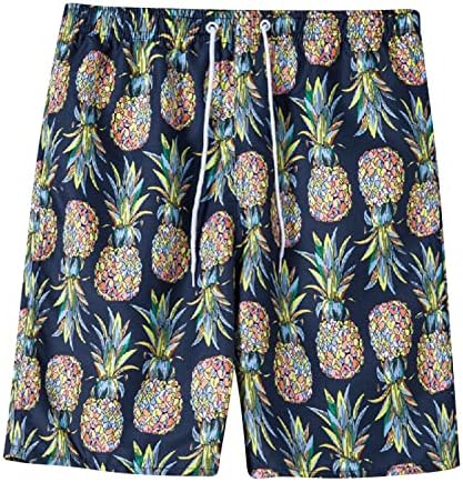 Shorts masculinos de tábua, shorts esportivos casuais shorts de férias de verão praia shorts rápidos seco havaí shorts confortáveis
