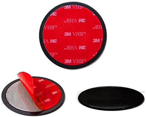 Navitech 80mm Adesivo Circular Universal Disc Disc Compatível com o uso com copos de sucção de pára -brisas compatíveis com o Apeman