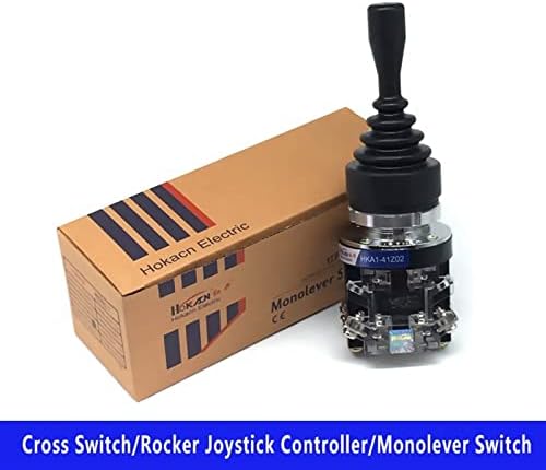 LIUGOU 1PCS 30mm Monolever Rocker Switch cruzado Chave de joystick Momentar 2/4 Posições 2no 4NO Auto-Renset