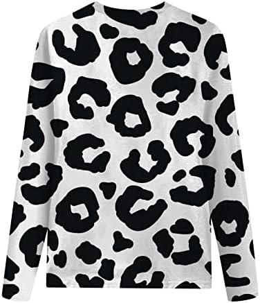 Blusa de moletom casual da moda feminina Blusa floral de manga comprida camiseta solta o-pescoço
