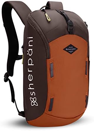 Switch Sherpani, mochila de caminhada de viagem leve de 15l, mochila de hidratação, bolsa de mochila para mulheres, mochila para mulheres, se encaixa no laptop de 13 polegadas