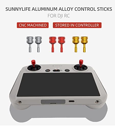 Controle de alumínio polegar roqueiro joystick armazenável para mini 3 Pro RC Controller