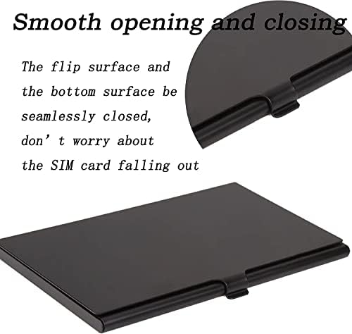 Caixa de cartão SIM de alumínio, 12 slots Ultrathin Nano Sim Titular com pino de ejeção para viajantes ou