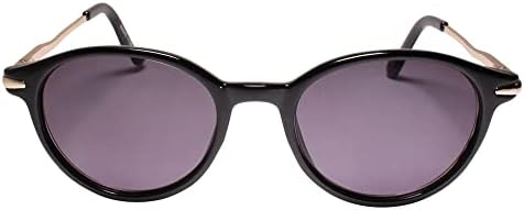 Clássico retro indie antigo escolar redondo preto 2.25 lendo óculos de sol