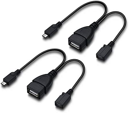 ZYF Micro USB para USB Adaptador de porta para Firestick, Streaming TV Sticks, Media Devices, Android Phone Tablet