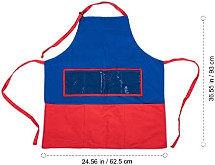 Avental de avental de avental de avental de Kisangel Chef Avental Funny Apron Professional Avental com bolsos